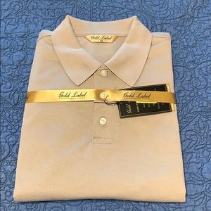 Roundtree & Yorke Long sleeved polo shirt - khaki